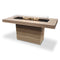 Gin 90 Teak Bar Fire Table Set  option Liquid Propane/Natural Gas