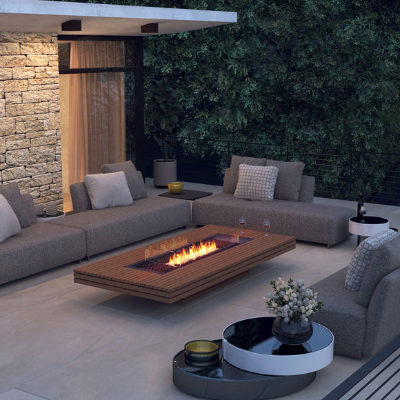 Gin 90 Teak Low Fire Table Set