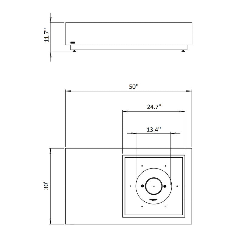 Manhattan Fire Table Set