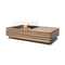 Manhattan Teak Fire Table Set  option Fire Table Only