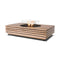 Martini Teak Fire Table Set  option Liquid Propane/Natural Gas