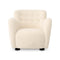 Bixby Longue Chair  option Cream Faux Shearling