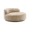 Bjorn Round Sofa  option Lyssa Sand