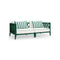 Ocean Club Outdoor Sofa  option Blaise Off-White / Florent Green / Green