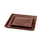Scaleo Desk Tray (Set of 2)  option Croc Embossed Brown Leather