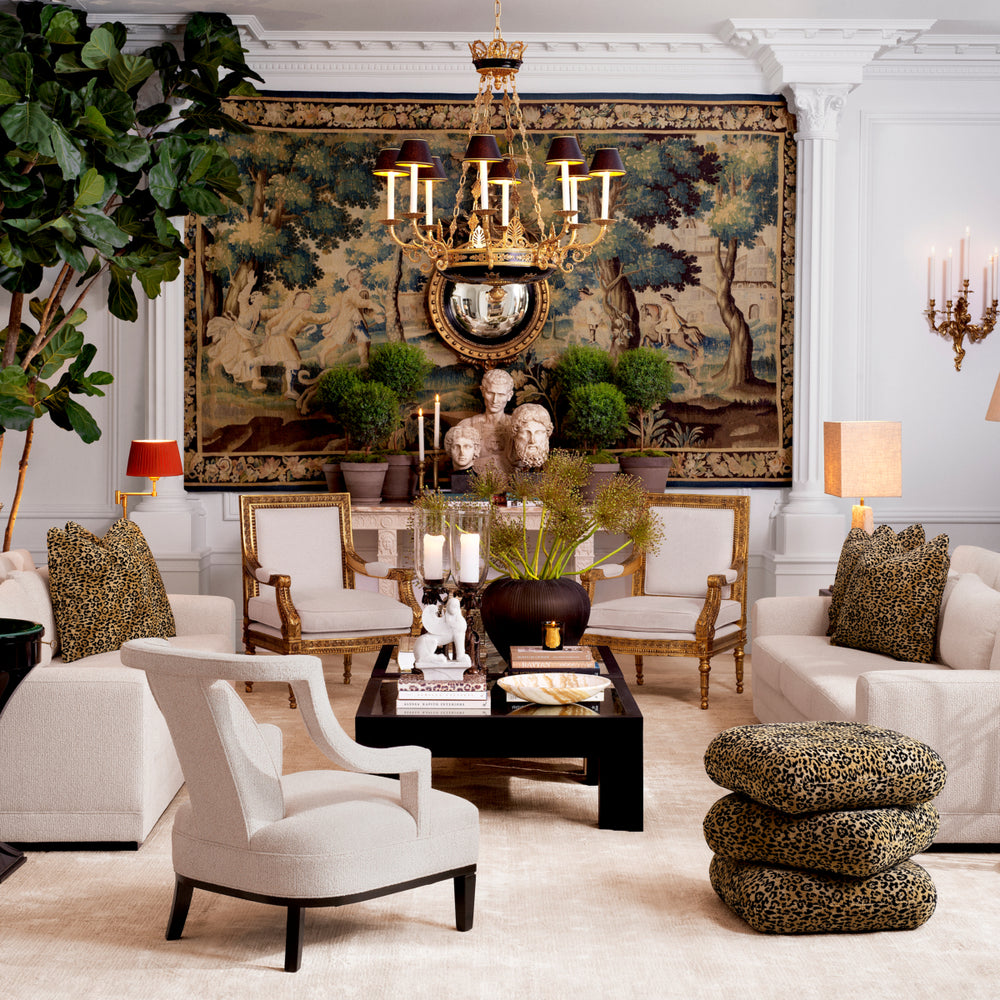 Eichholtz x The Met Greenwich Swivel Stool