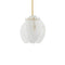 Eichholtz x The Met Hibis Pendant Light  option Clear / Antique Brass