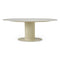 Volterra Outdoor Dining Table  option Cream Ceramic / Sand