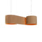 Duna Pendant Light  option CTO Pleated Ribbon