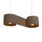 Duna Pendant Light  option CLM Linen Ribbon