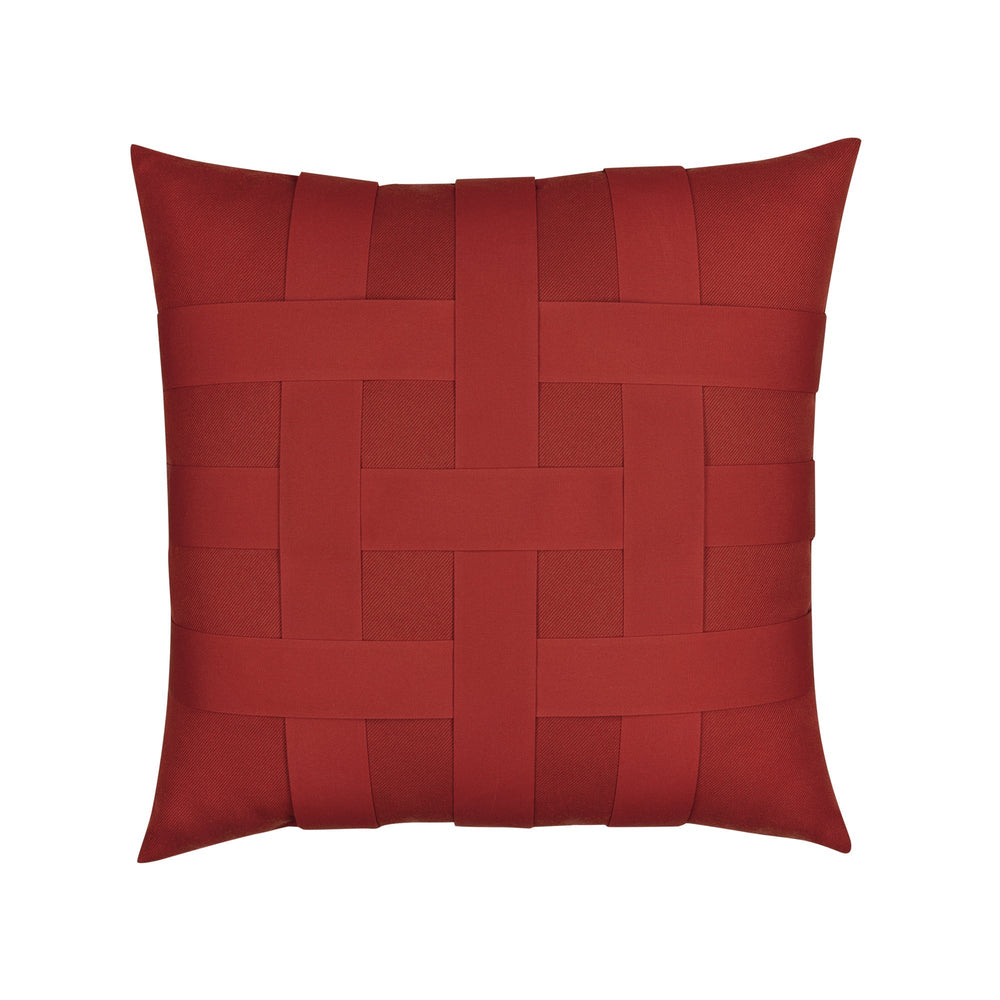 Basketweave Outdoor Pillow