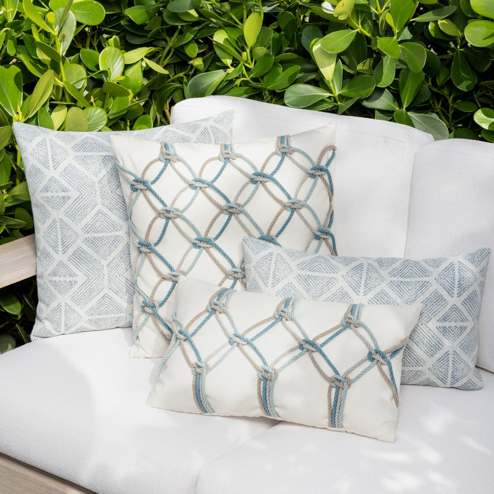 Aqua Outdoor Pillow