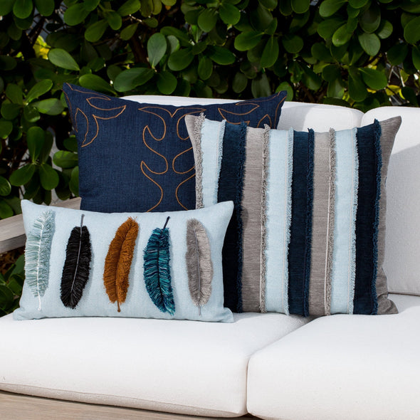 Denim Days Outdoor Pillow