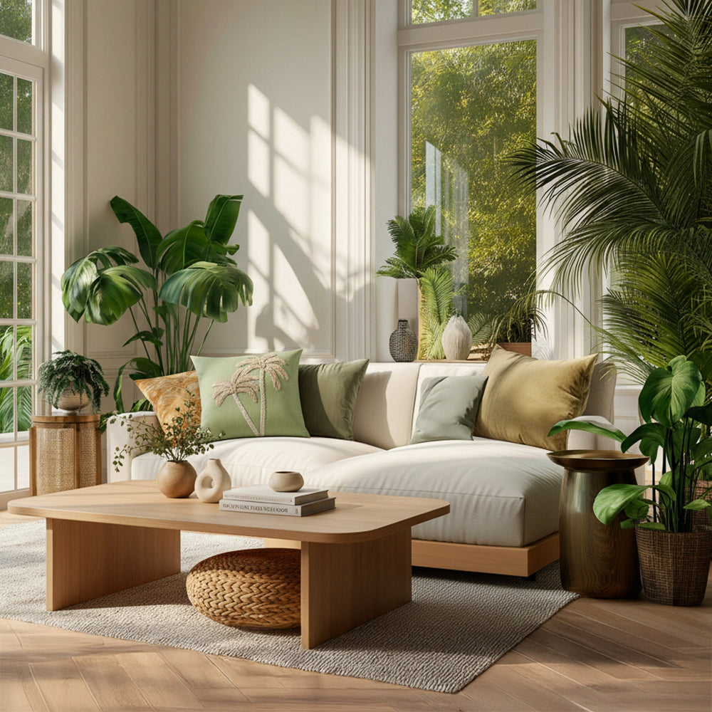 Escape Palm Outdoor Pillow