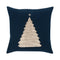 Fraser Fir Throw Pillow  option Canvas Midnight