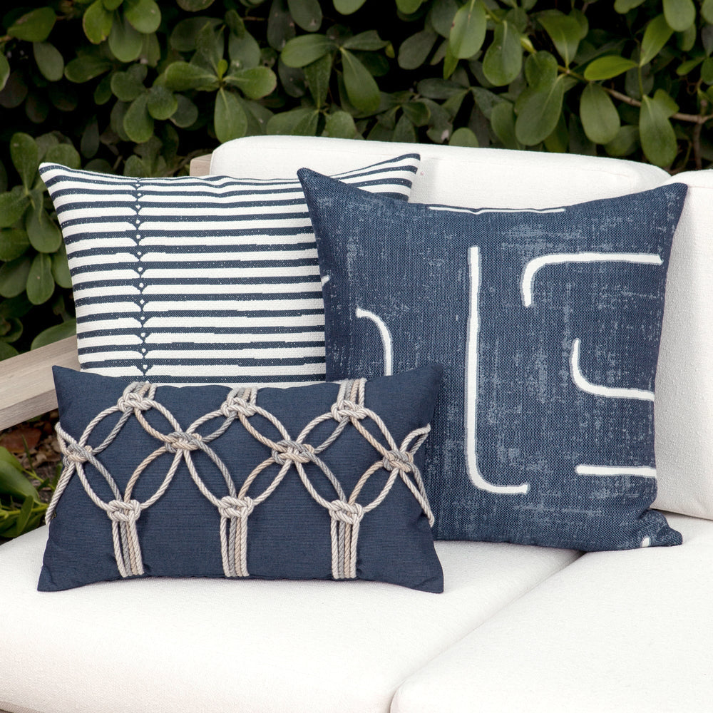 Indigo Outdoor Pillow