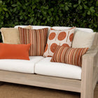 Lush Velvet Spice Stripe Outdoor Pillow
