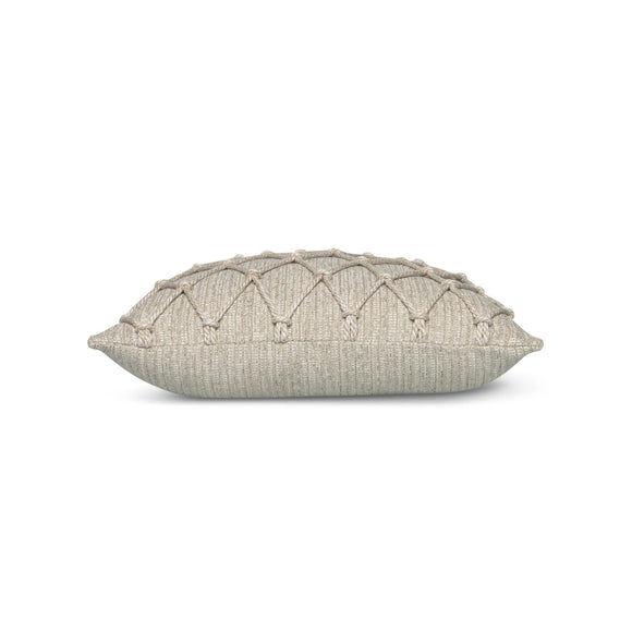 Macrame Outdoor Pillow