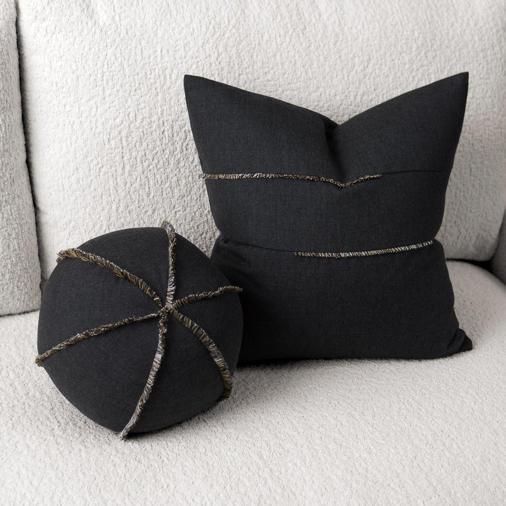 Micro Fringe Outdoor Pillow