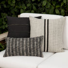 Micro Fringe Outdoor Pillow