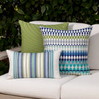 Modern Oval Outdoor Pillow