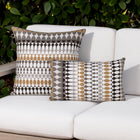 Modern Oval Outdoor Pillow