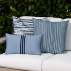 Ocean Banded Box Pillow