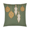 Ornaments Throw Pillow  option Canvas Fern