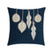 Ornaments Throw Pillow  option Canvas Midnight