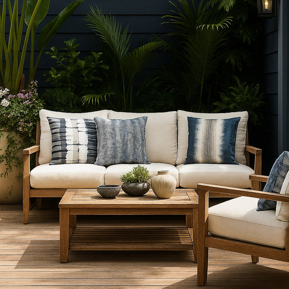 Shibori Outdoor Pillow
