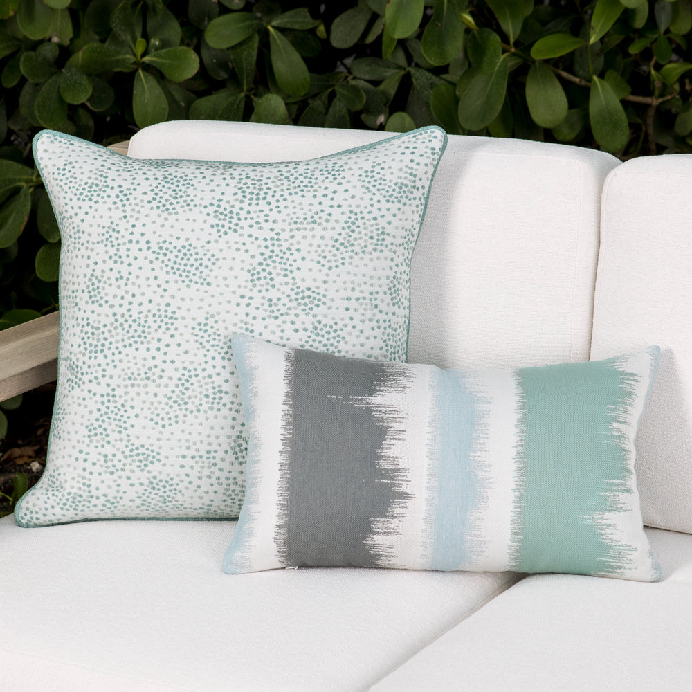 Speckle Surf Outdoor Pillow