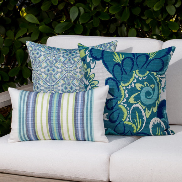 Summer Stripe Outdoor Pillow