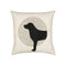 Unconditional Woof Outdoor Pillow  option Head
