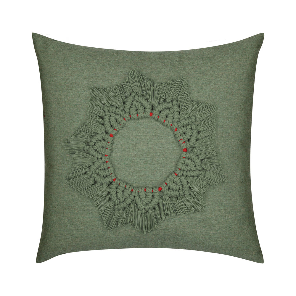 Wreath Throw Pillow
