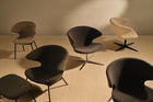 Ella Lounge Chair with Tubular Legs