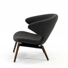 Ella Lounge Chair with Tubular Legs
