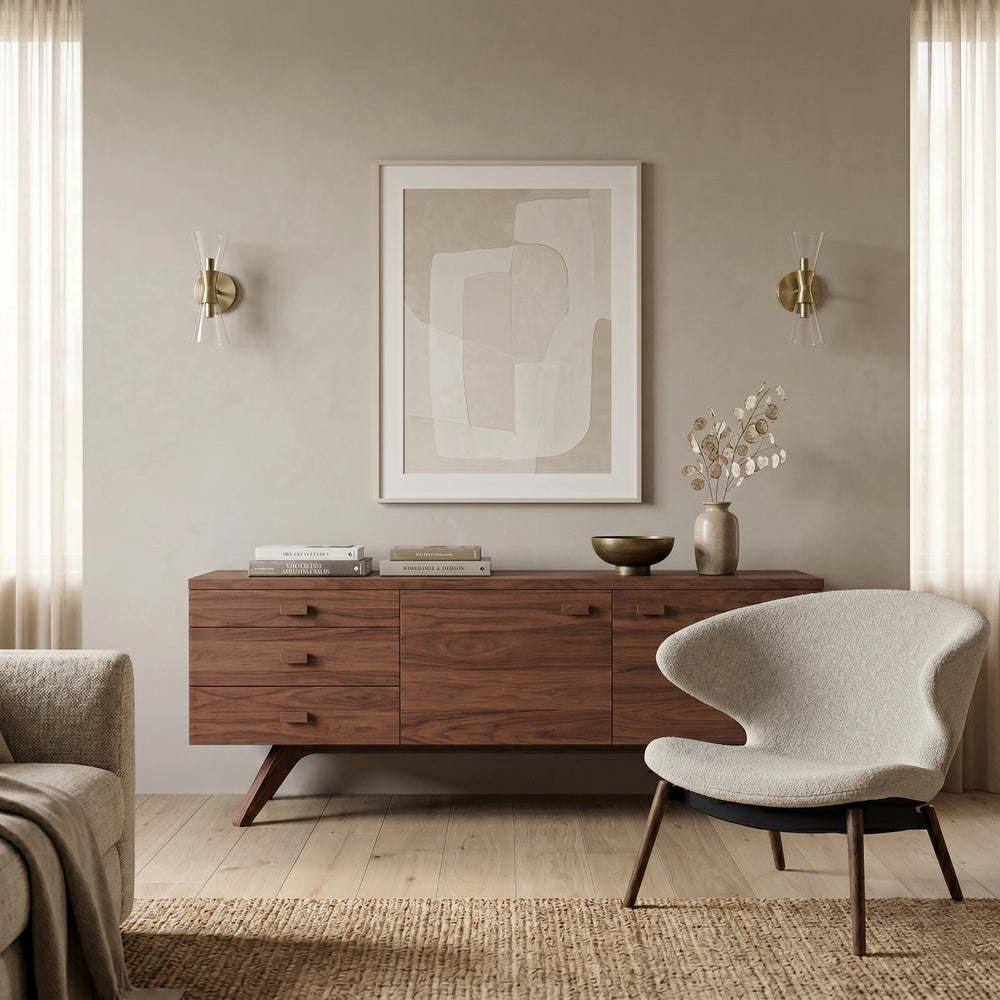 Ella Lounge Chair with Wood Legs