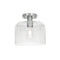 Elsa Semi Flush Mount  option Satin Nickel