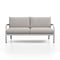 Navy Outdoor 2-Seater Sofa  option Kvadrat Hero Heather 113