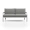 Navy Outdoor 2-Seater Sofa  option Kvadrat Hero Heather 143
