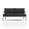 Navy Outdoor 2-Seater Sofa  option Spinneybeck Volo Black