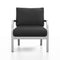 Navy Outdoor Lounge Armchair  option Spinneybeck Volo Black