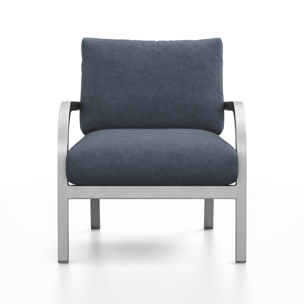 Navy Outdoor Lounge Armchair