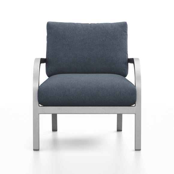 Navy Outdoor Lounge Armchair