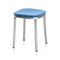 1 Inch Upholstered Low Stool  option Camira Quest Tide 12