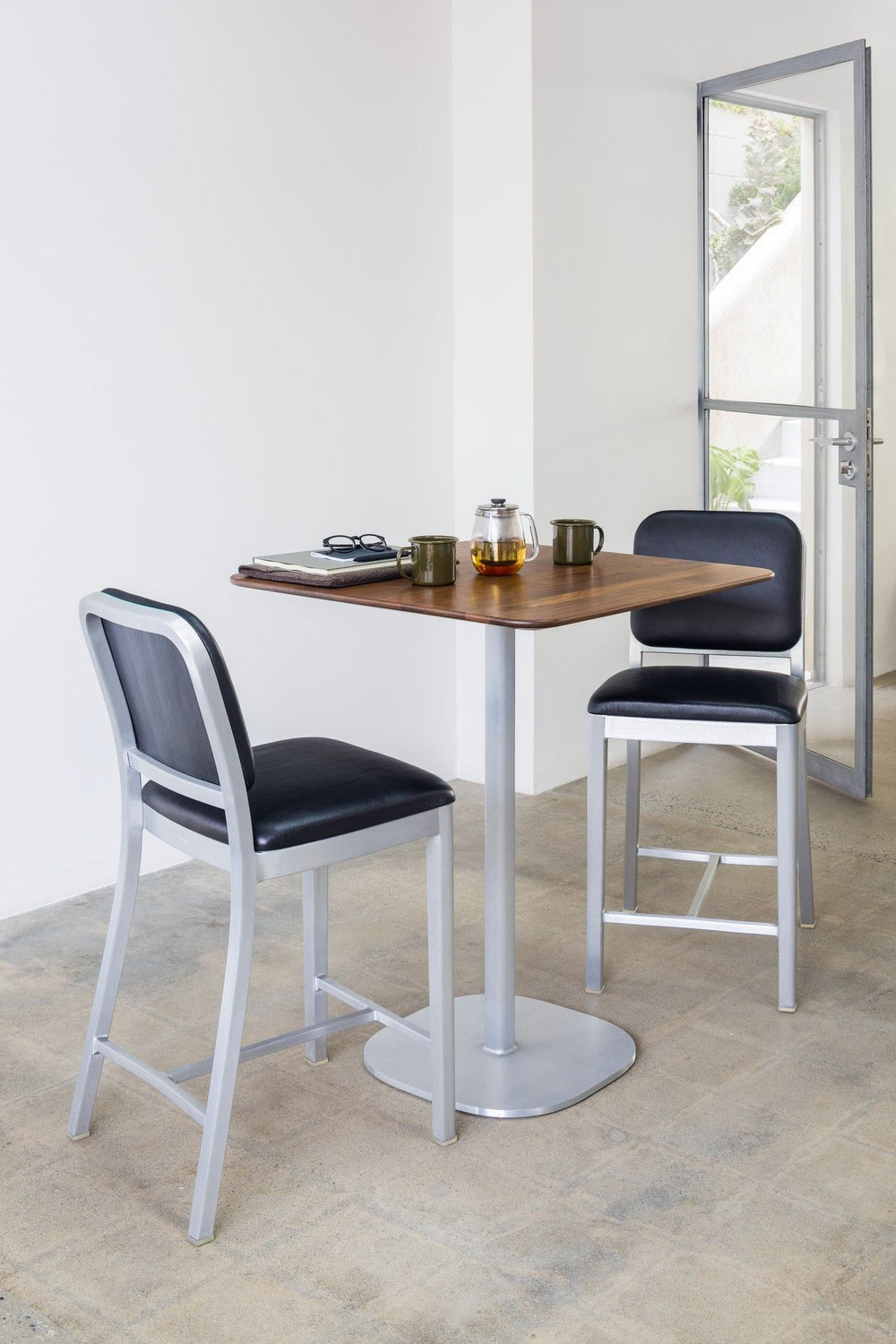Navy Officer Bar and Counter Stool