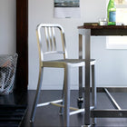 Navy Bar and Counter Stool