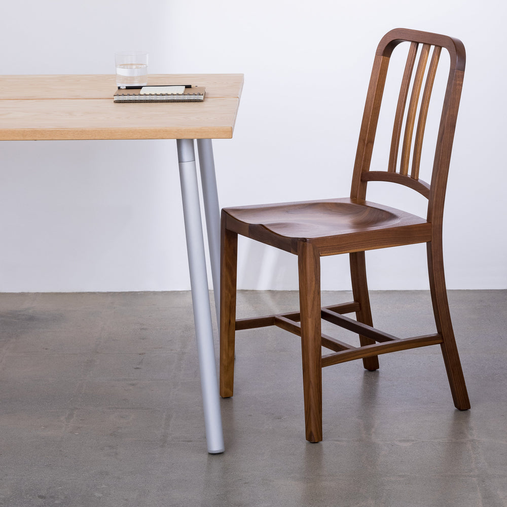 Navy Wood Chair