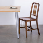 Navy Wood Chair
