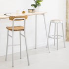 Za Upholstered Bar and Counter Stool